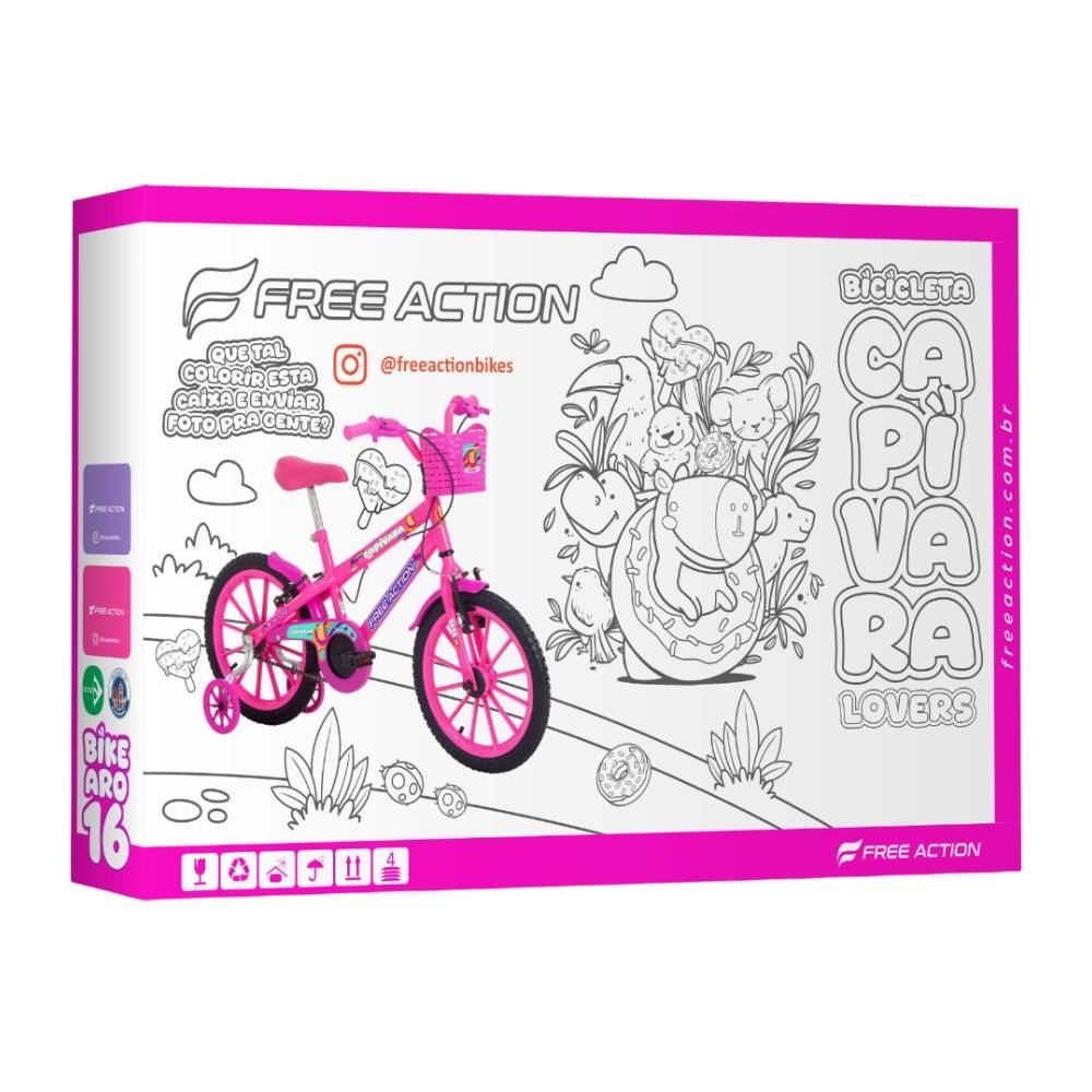 Bicicleta Infantil Aro 16 Mtb Soft Capivara - Free Action