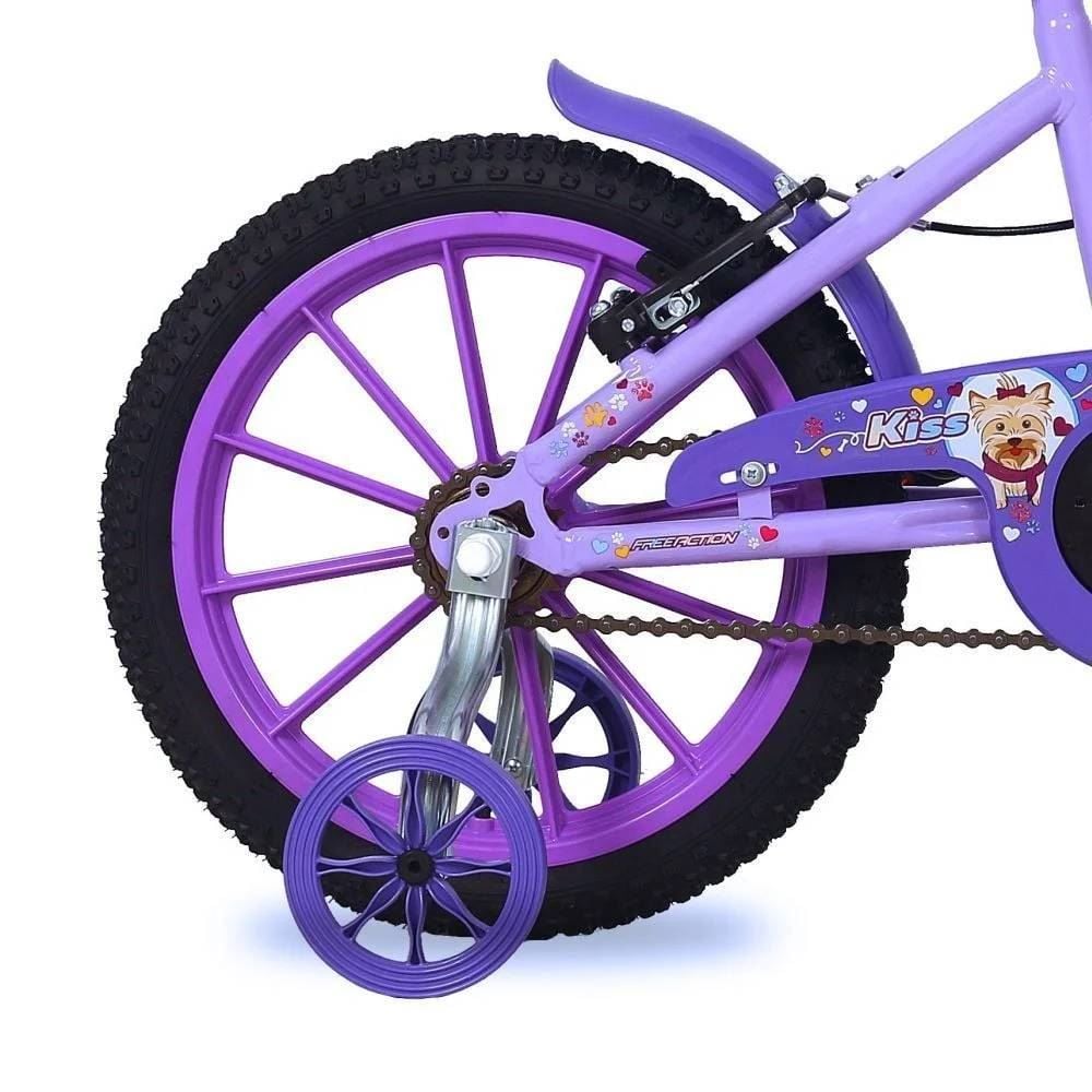 Bicicleta Infantil Fem Lilas Free Action - 302070104180156