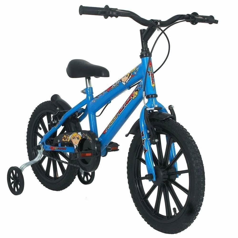 Bicicleta Infantil Joy Aro 16 Free Action - Azul