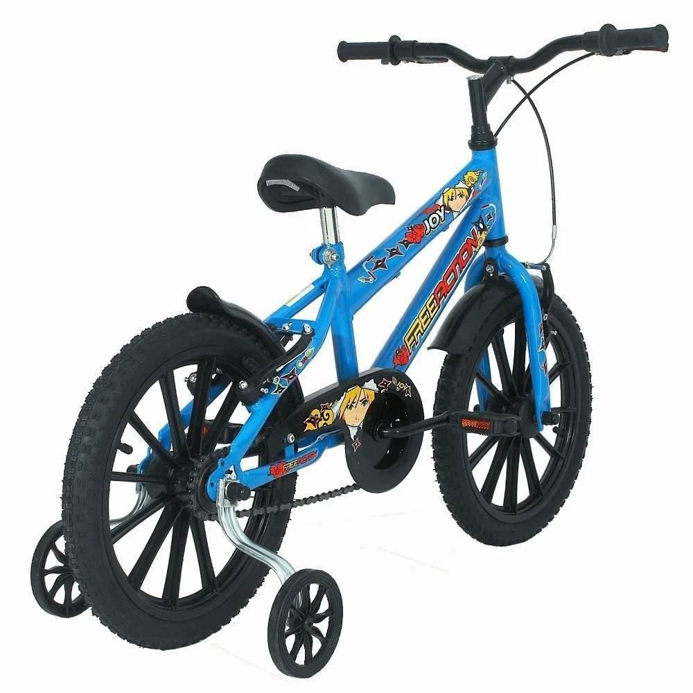 Bicicleta Infantil Joy Aro 16 Free Action - Azul