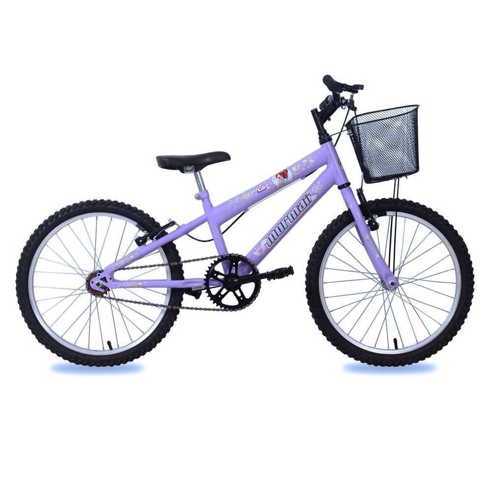 Bicicleta Mormaii Sweet Girl Aro 20 Infantil - Lilas