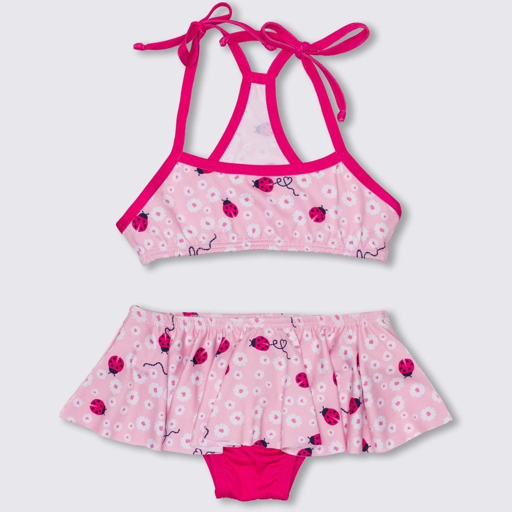 Biquíni 1 a 3 Anos Calcinha Com Babado Yoyo Kids