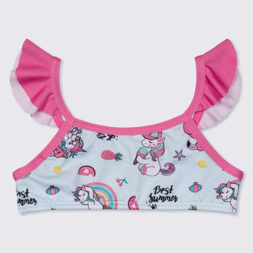 Biquíni 1 a 3 Anos Ombros Com Babados Yoyo Kids