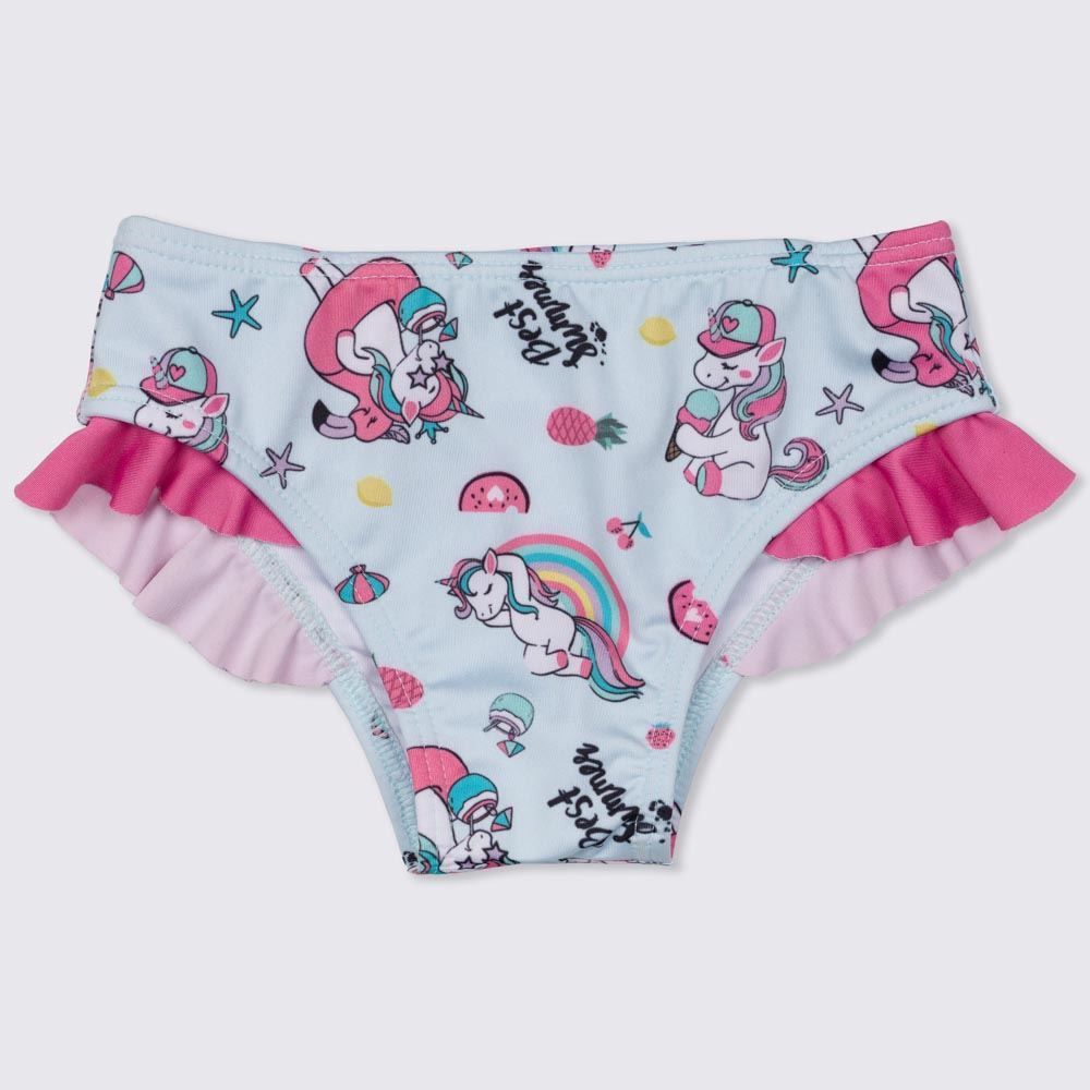 Biquíni 1 a 3 Anos Ombros Com Babados Yoyo Kids