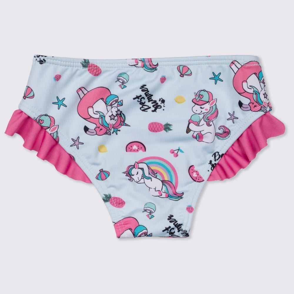 Biquíni 1 a 3 Anos Ombros Com Babados Yoyo Kids