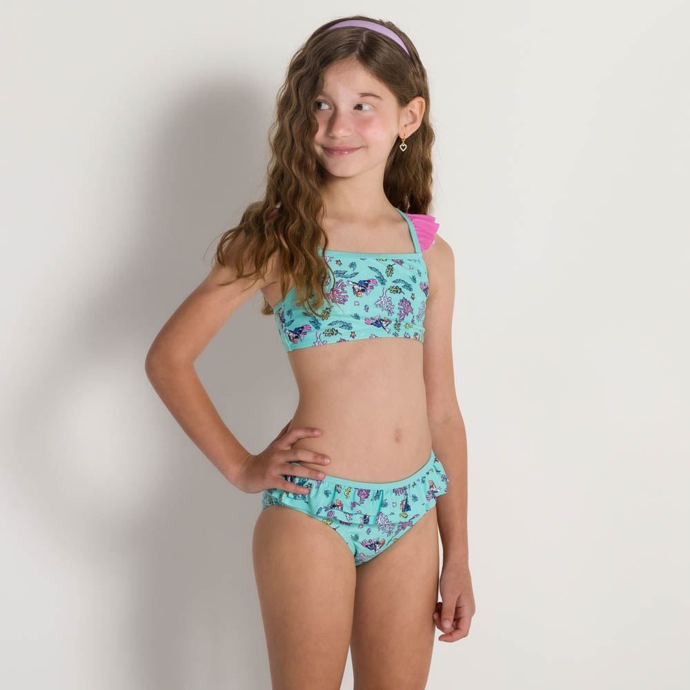 Biquíni 4 a 10 anos Aquático Minnie Disney