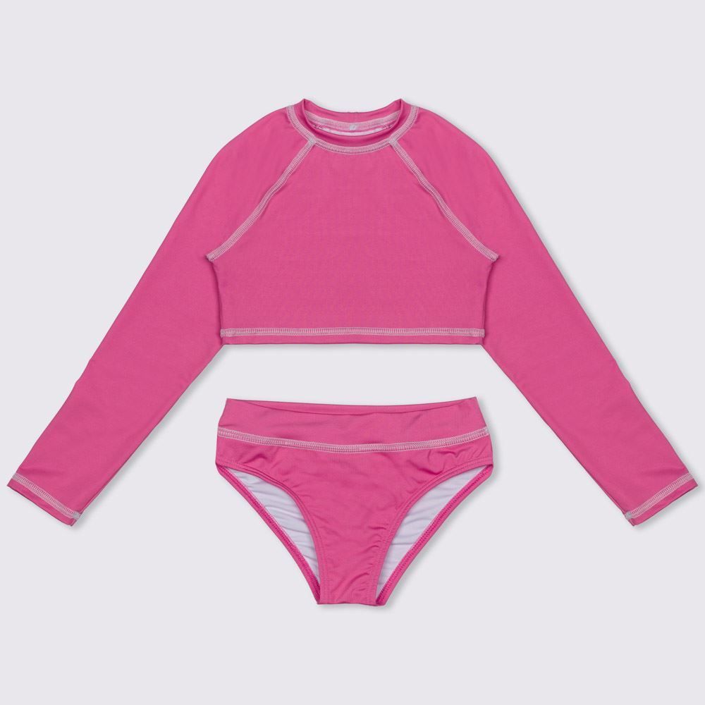 Biquíni 4 a 10 Anos Blusa Solar Midi Marmelada