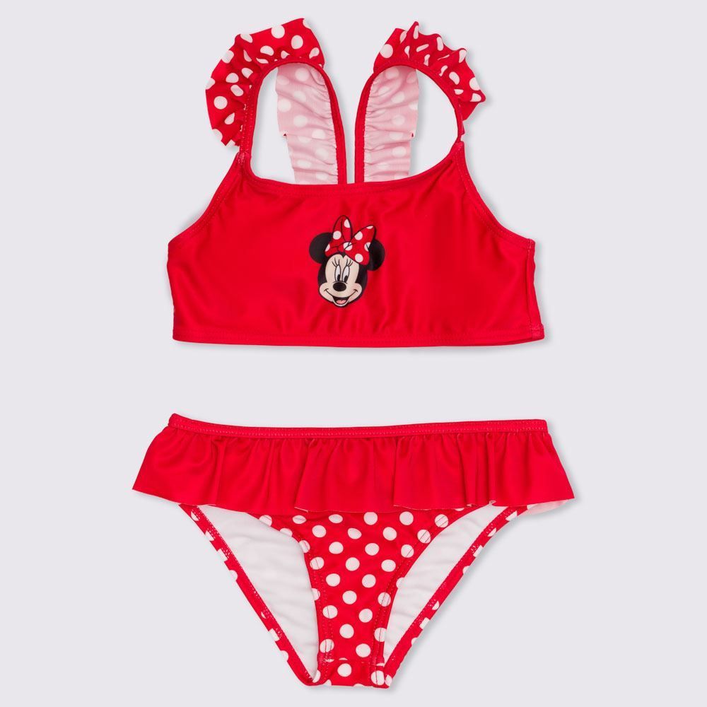 Biquíni 4 a 10 Anos Com Babado Disney