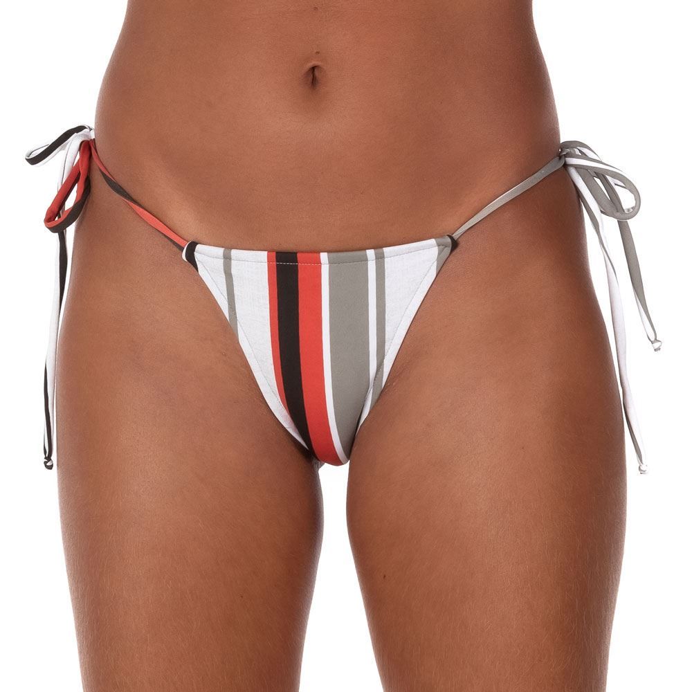 Biquíni Parte de Baixo Listrado com Amarração Nonoai Beach