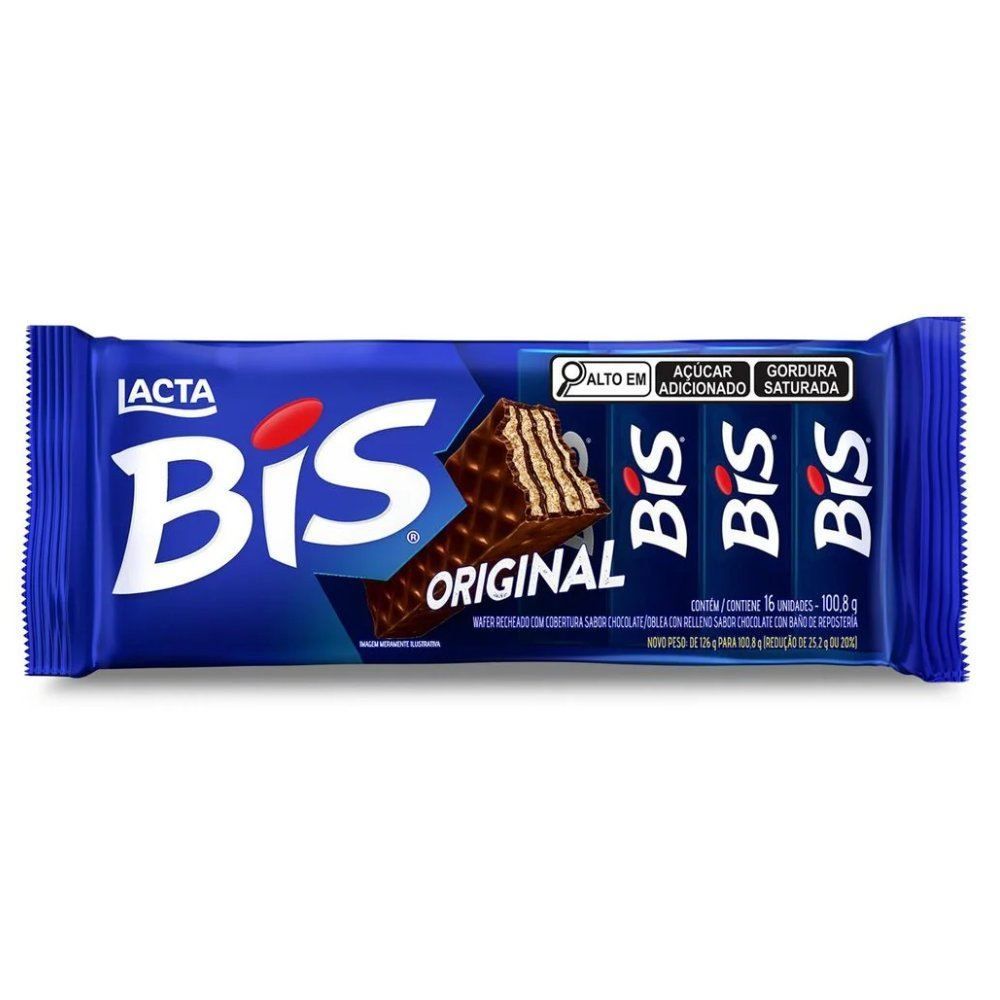 Bis Lacta Ao Leite Lacta - 100,8g