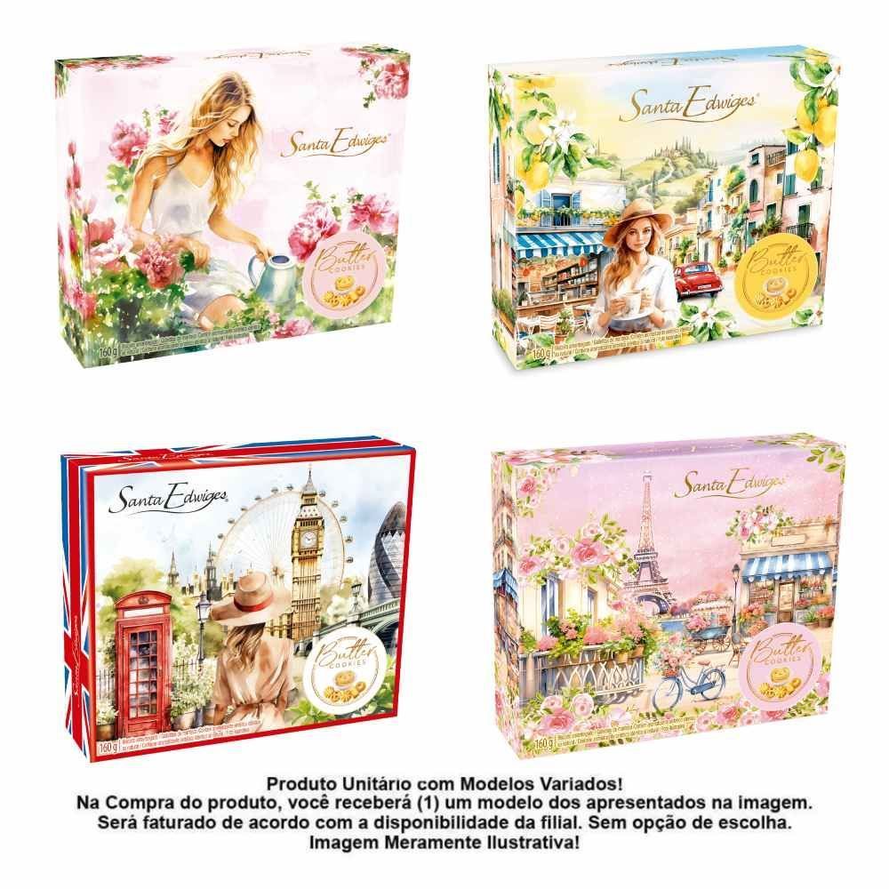 Biscoito Butter Cookies Danish Santa Edwiges - Sortido