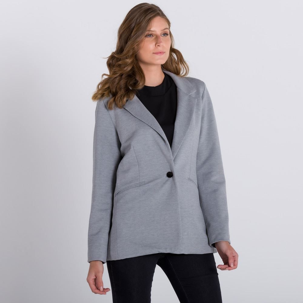 Blazer Alfaiataria com Botão Patrícia Foster
