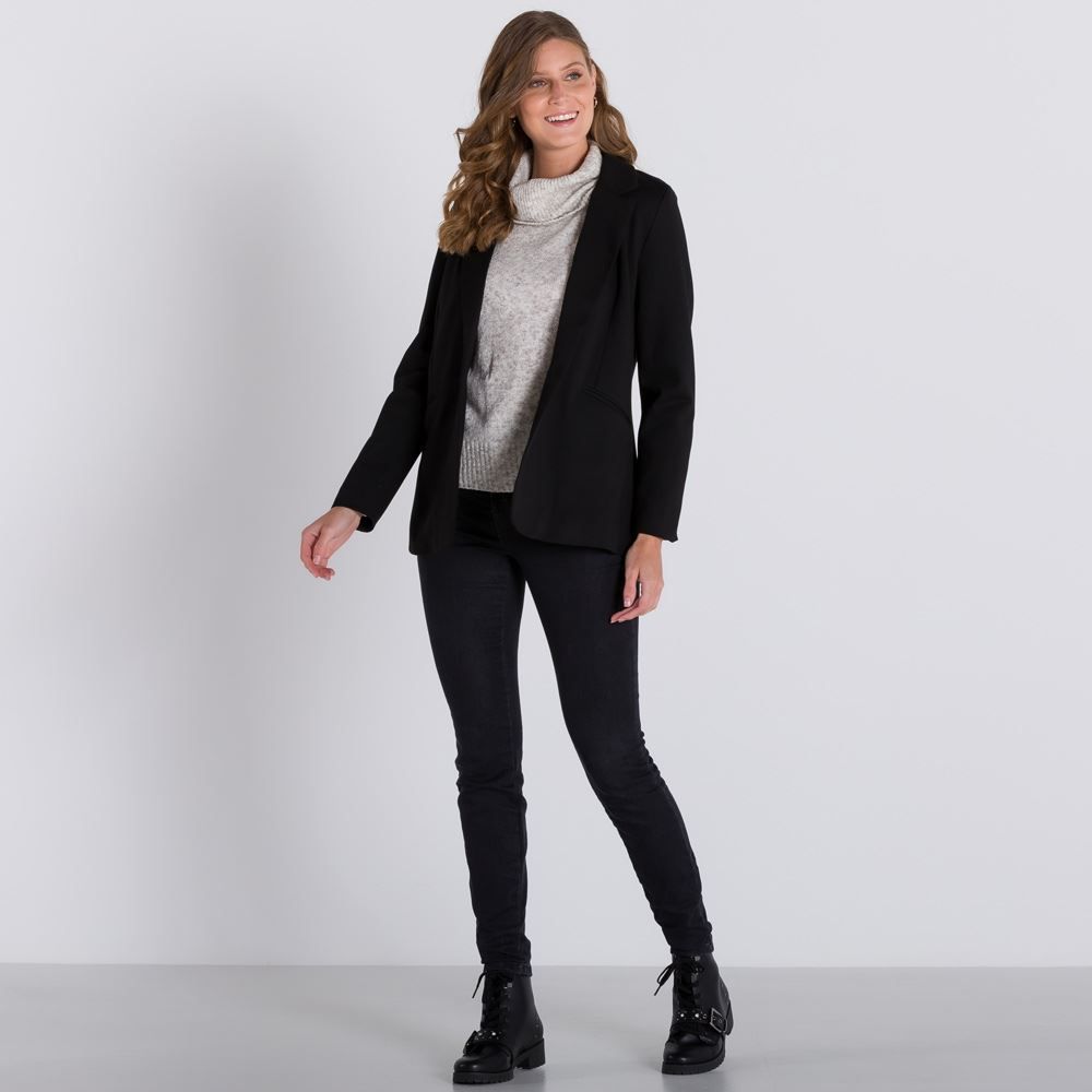 Blazer Alfaiataria com Botão Patrícia Foster