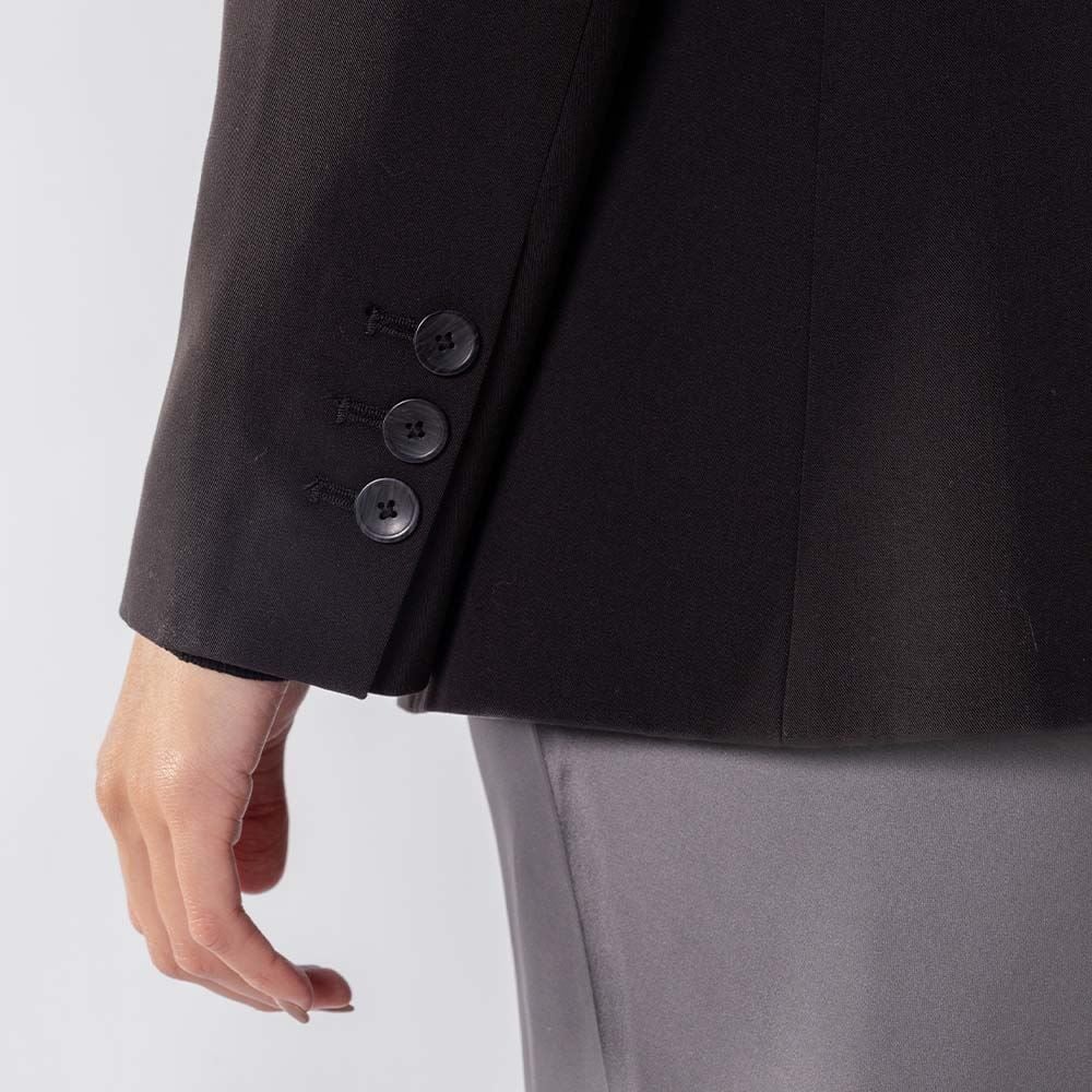 Blazer Feminino Alongado Com Ombreiras Patricia Foster