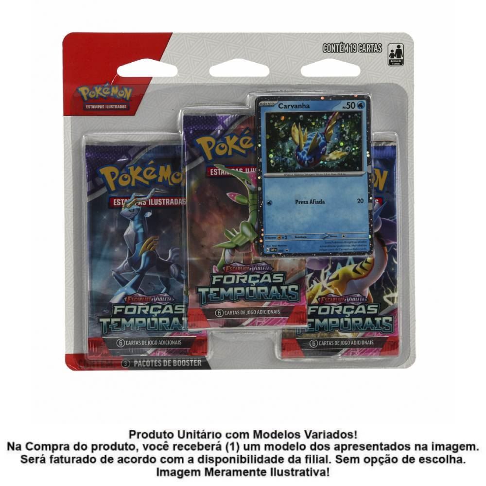 Blister Unitário Pokémon Ev 5 Blister Triplo Copag - 33972