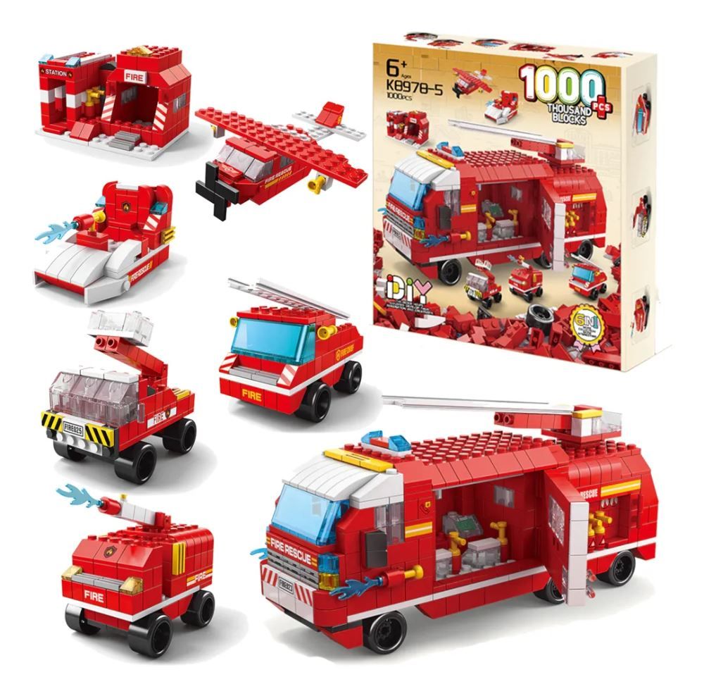 Bloco De Montar Hbr0985 - Bombeiro