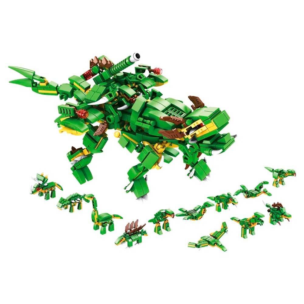 Blocos De Montar Cubic 25 Em 1 Dinossauro 577 Peças Multikids - BR1615