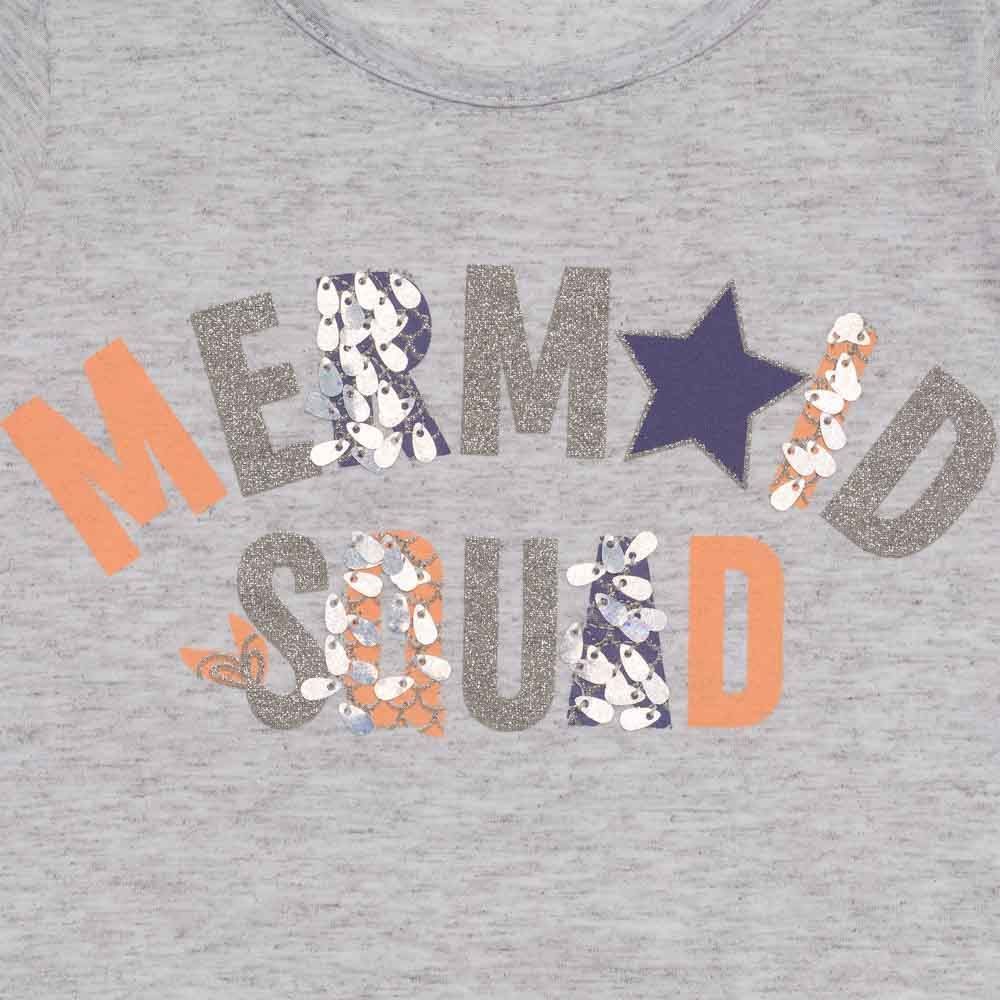 Blusa 1 a 3 anos Foil Mermaid Yoyo Kids
