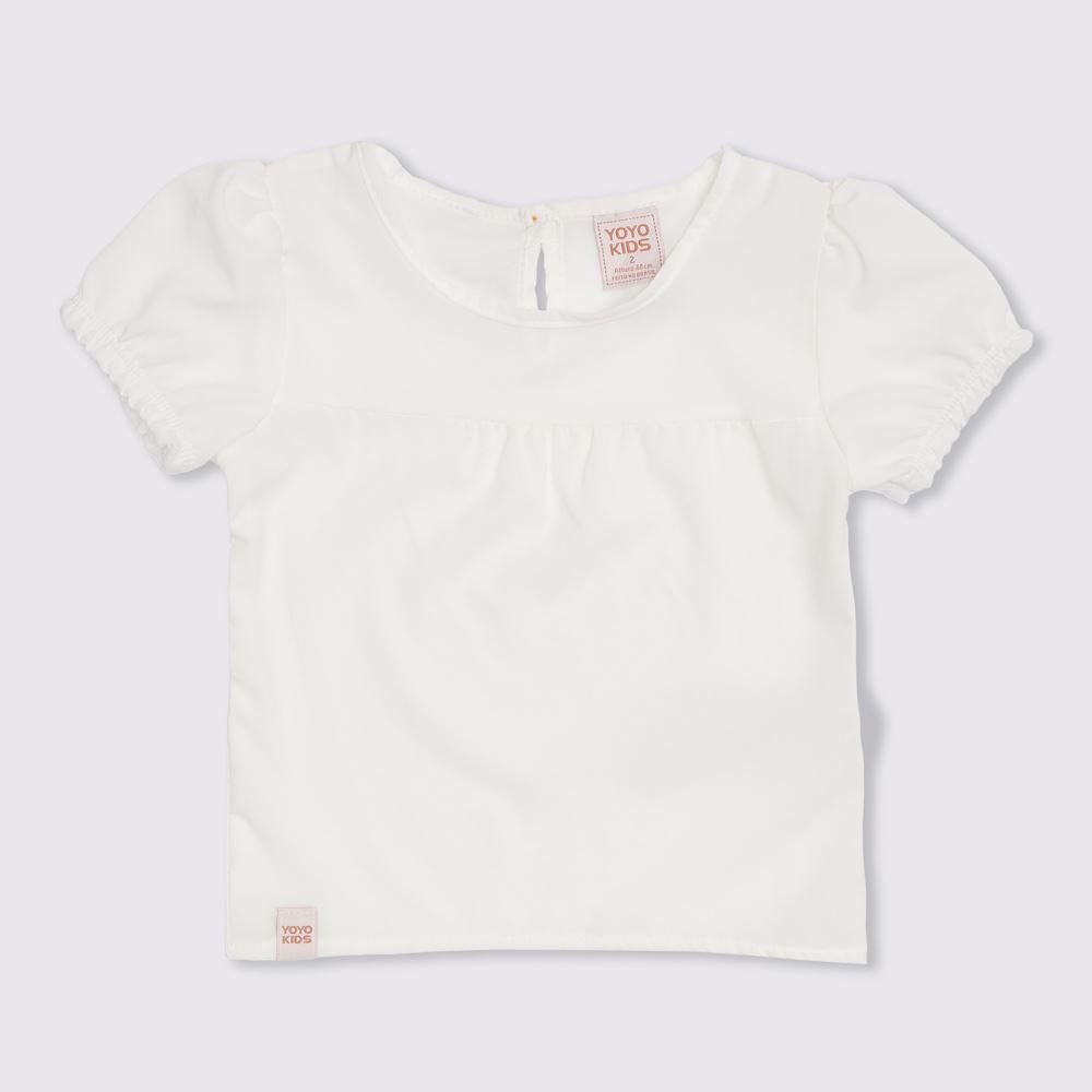 Blusa 1 a 3 anos Lisa New Peach Yoyo Kids