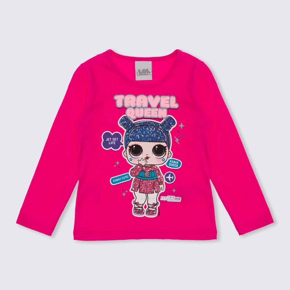 Blusa 1 a 3 anos LOL Travel Queen Brandili