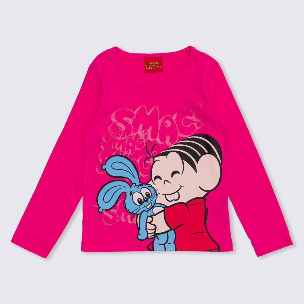 Blusa 1 a 3 anos M/Malha Mônica Smag Bradili