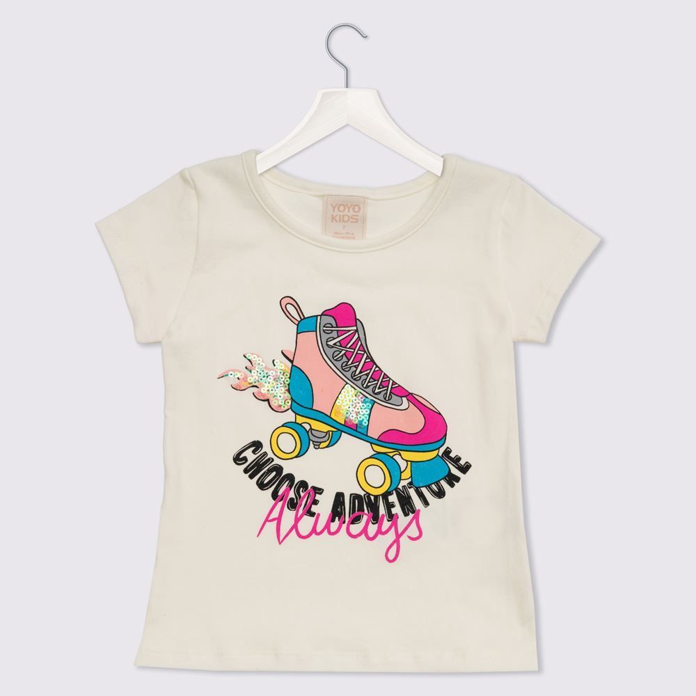 Blusa 1 a 3 anos Malha Patins Choose Yoyo Kids