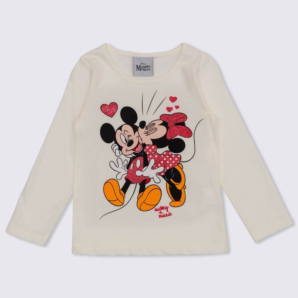 Blusa 1 a 3 anos Meia Malha Minnie Brandili