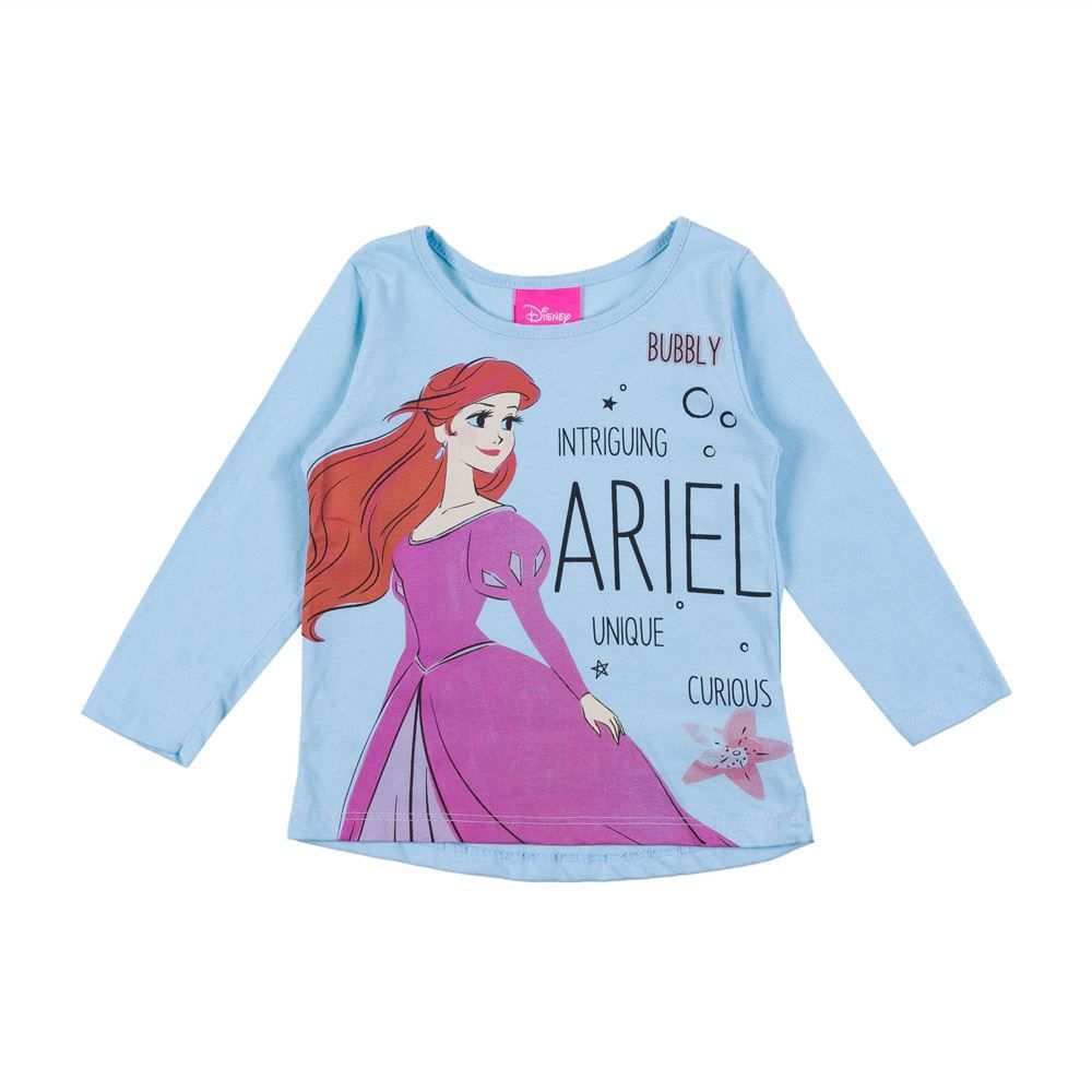 Blusa 1 a 3 anos Princesas Manga Longa Kamylus