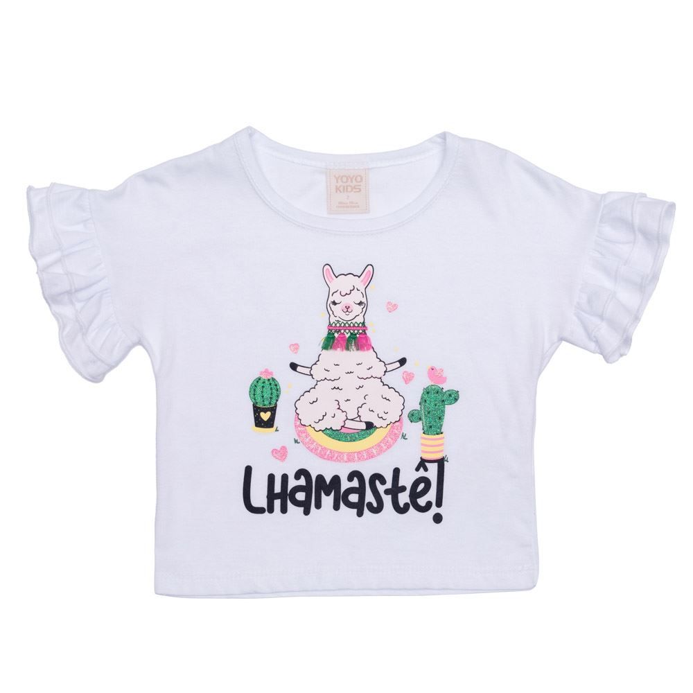 Blusa 1 a 3 anos Puídos Lhamastê Yoyo Kids