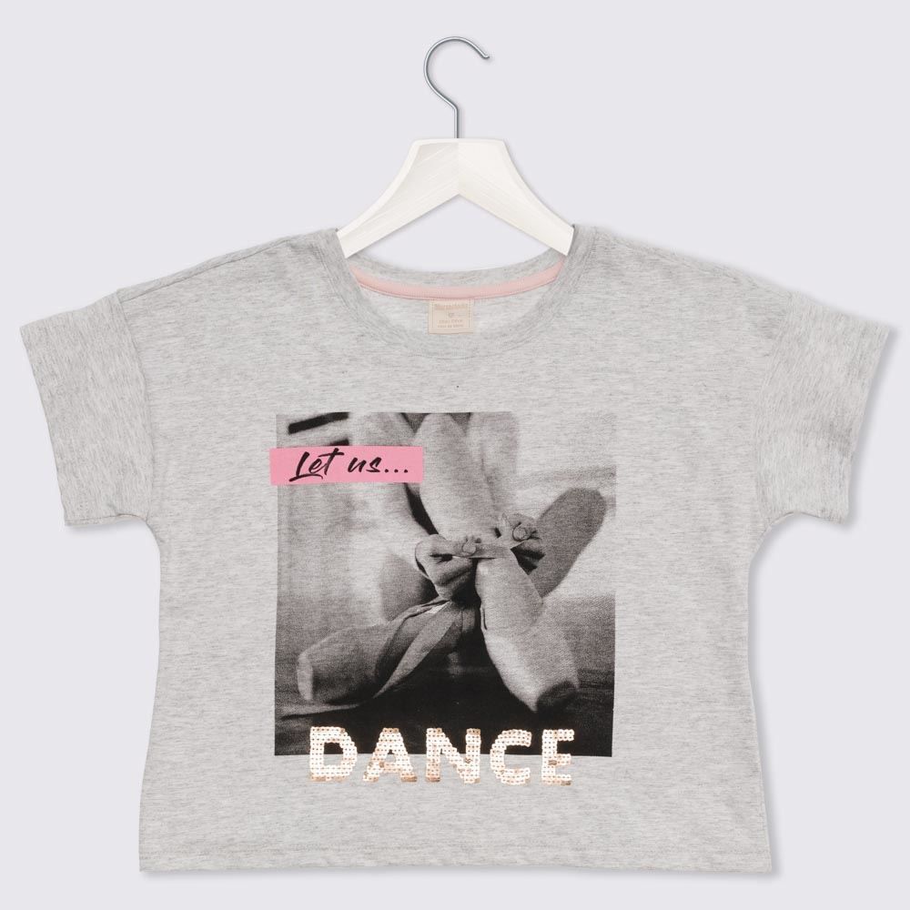 Blusa 12 a 16 anos Dance Lantejoulas Marmelada