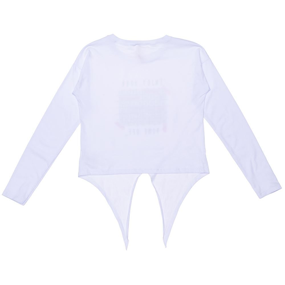 Blusa 12 a 16 anos M/Malha Caça Palavras Lunender