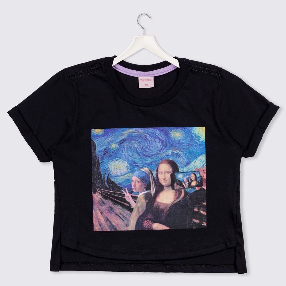 Blusa 12 a 16 anos Monalisa Marmelada