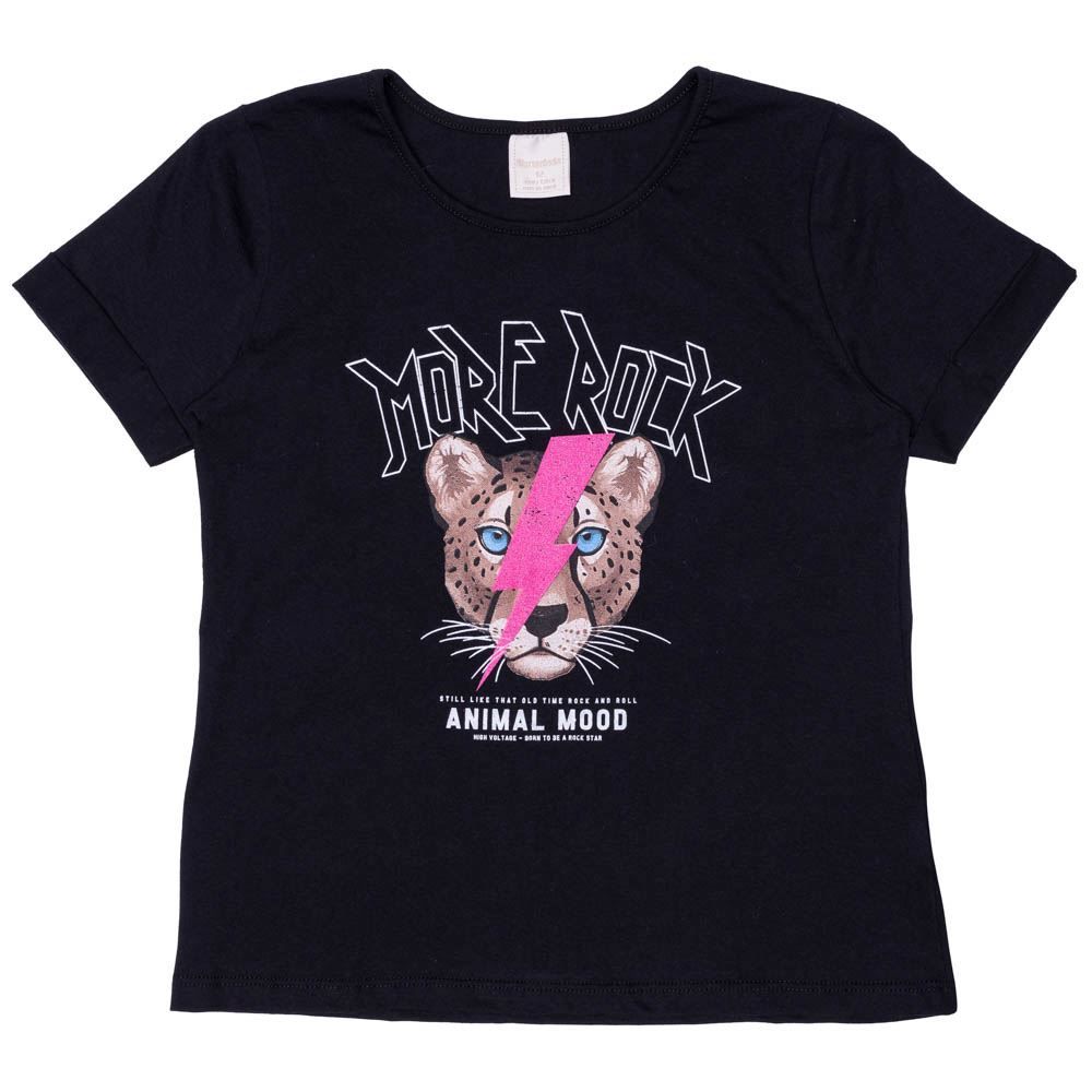 Blusa 12 a 16 anos More Rock Marmelada