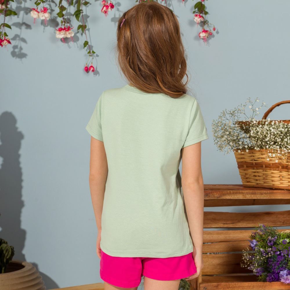 Blusa 4 a 10 anos Cotton Happy Marmelada