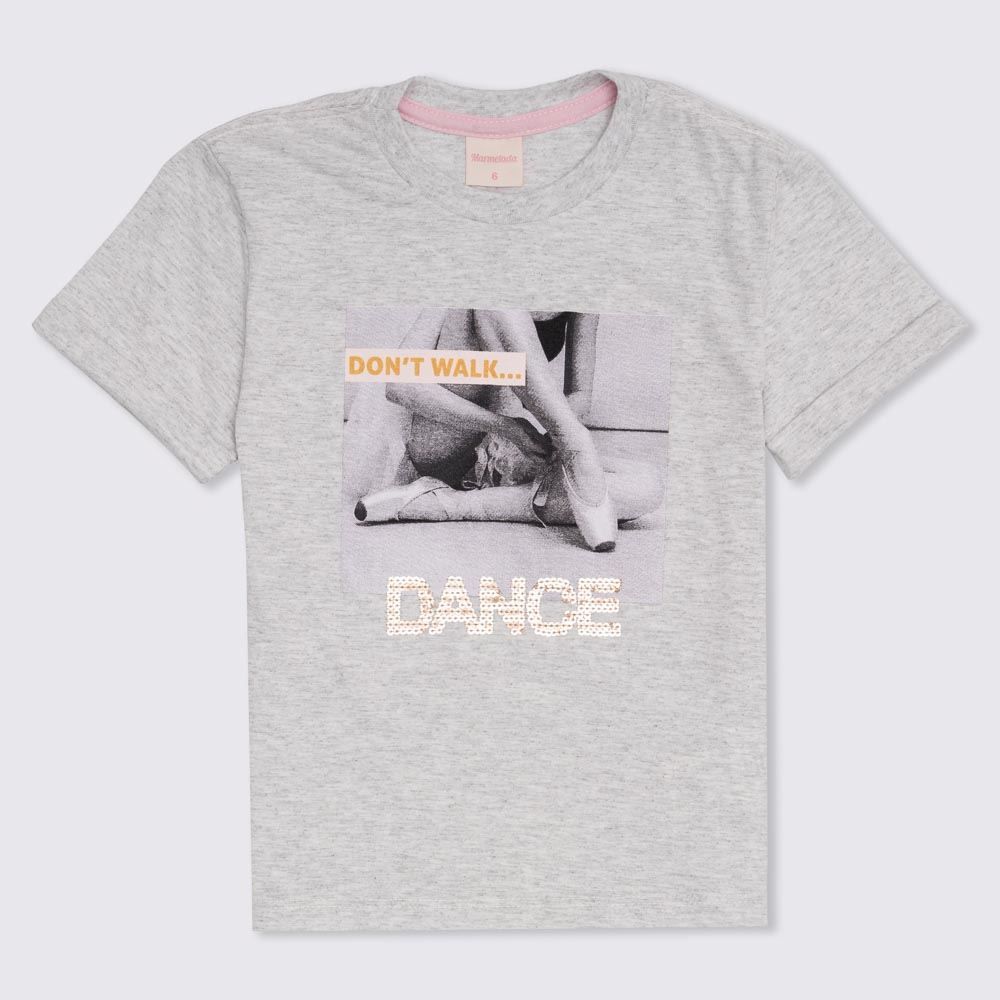 Blusa 4 a 10 anos Dance Balé Marmelada