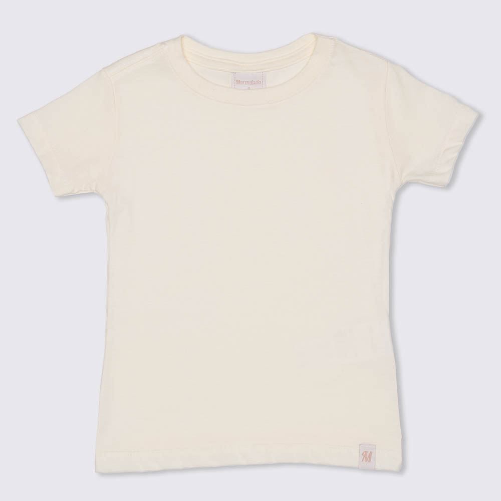 Blusa 4 a 10 anos M/Malha Básica e Lisa Marmelada