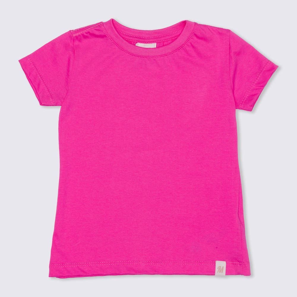 Blusa 4 a 10 anos M/Malha Básica e Lisa Marmelada