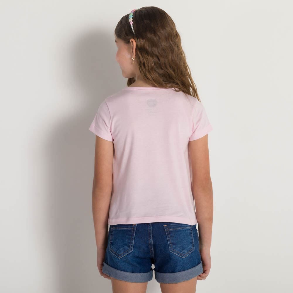 Blusa 4 a 10 anos Malha Beatles Logo BandUP