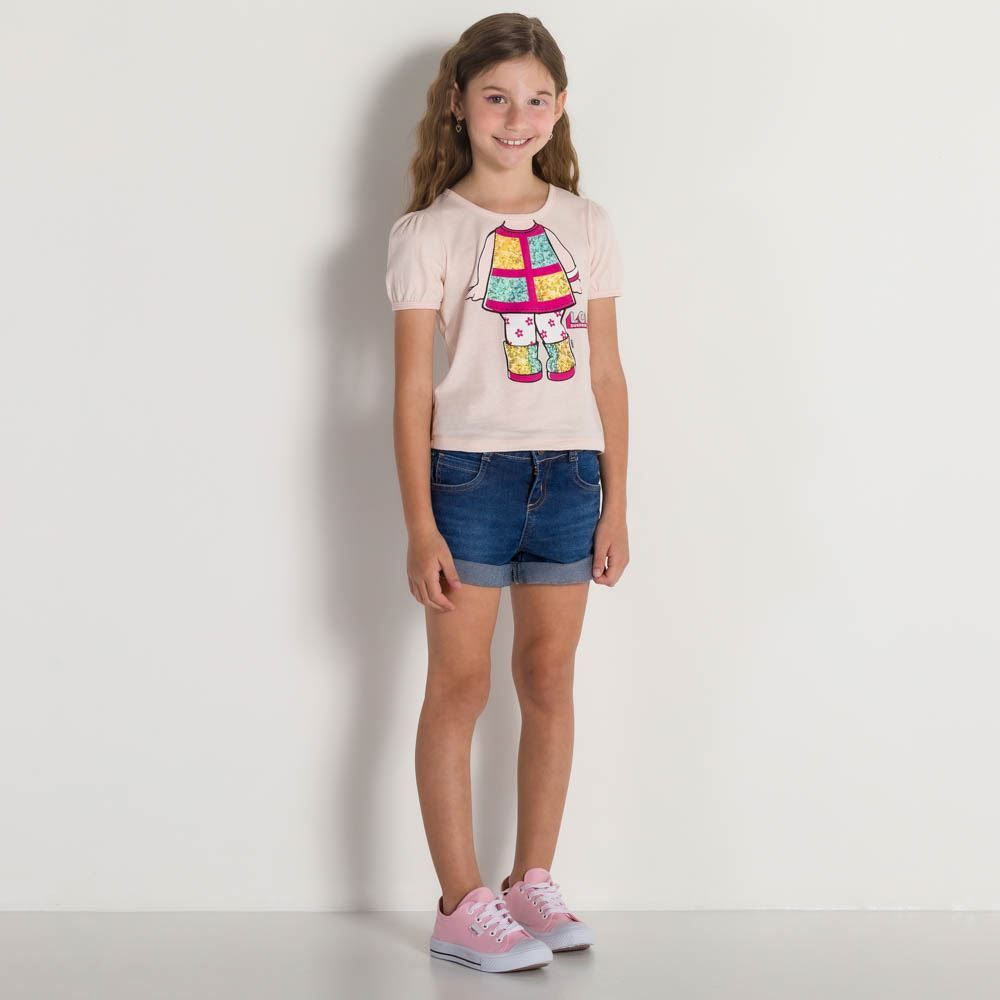 Blusa 4 a 10 anos Malha Lol Boneca Brandili
