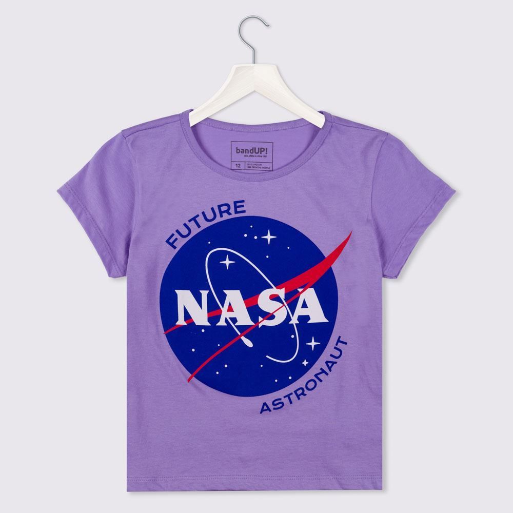 Blusa 4 a 10 anos Nasa Future Bandup