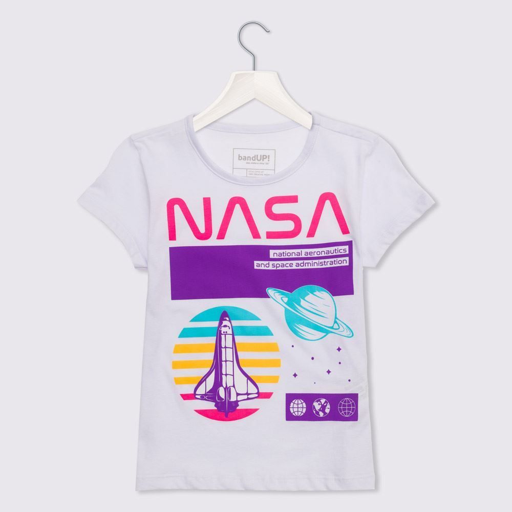 Blusa 4 a 10 anos Nasa National Bandup