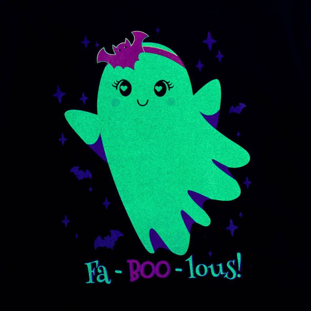 Blusa 4 a 10 anos Silk Brilha no Escuro Marmelada