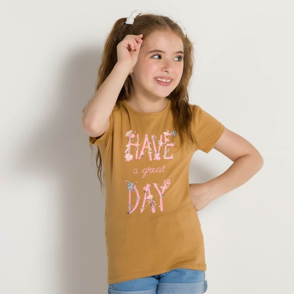 Blusa 4 a 10 anos Silk Termocolante Marmelada