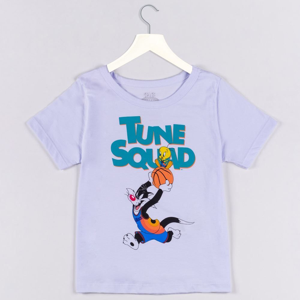 Blusa 4 a 10 anos Space Jam Tune Squad Bandup