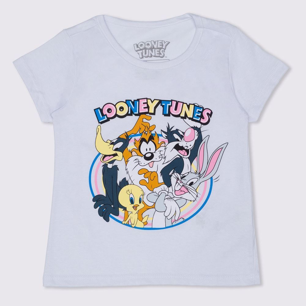 Blusa 4 a 10 anos Turma Looney Tunes BandUP