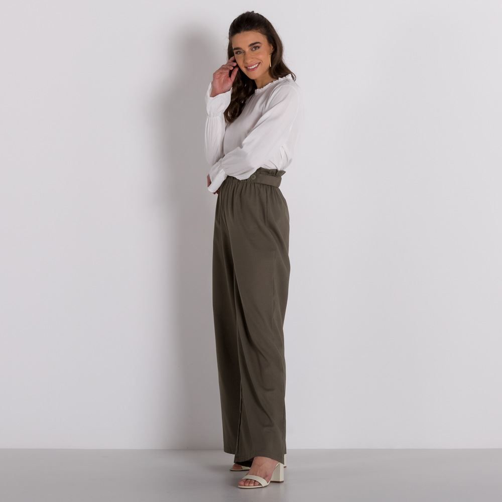 Blusa com Amarração e Lastex Patricia Foster