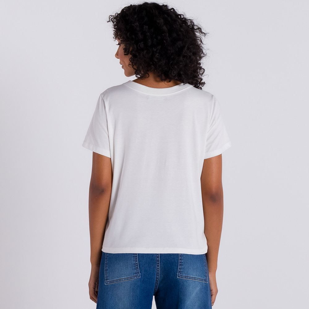 Blusa com Bordado Corda Patrícia Foster