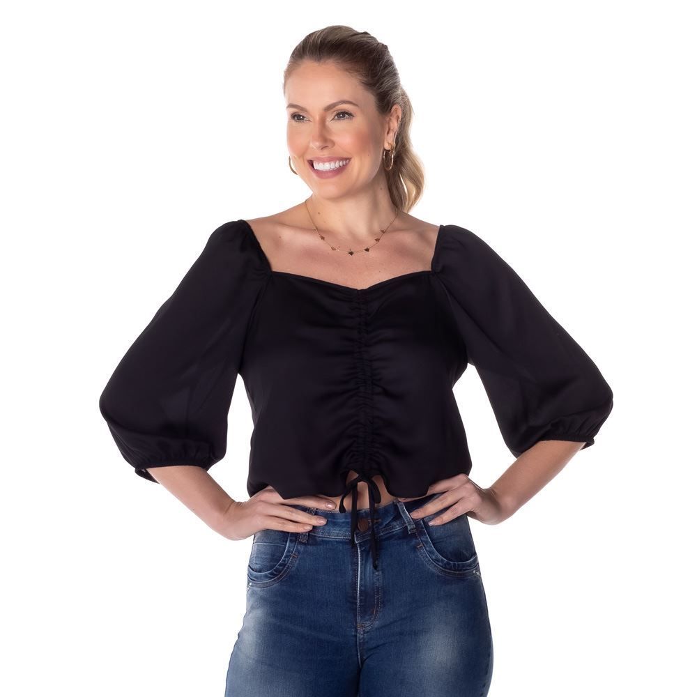 Blusa com Cordinha Ajustável Patrícia Foster
