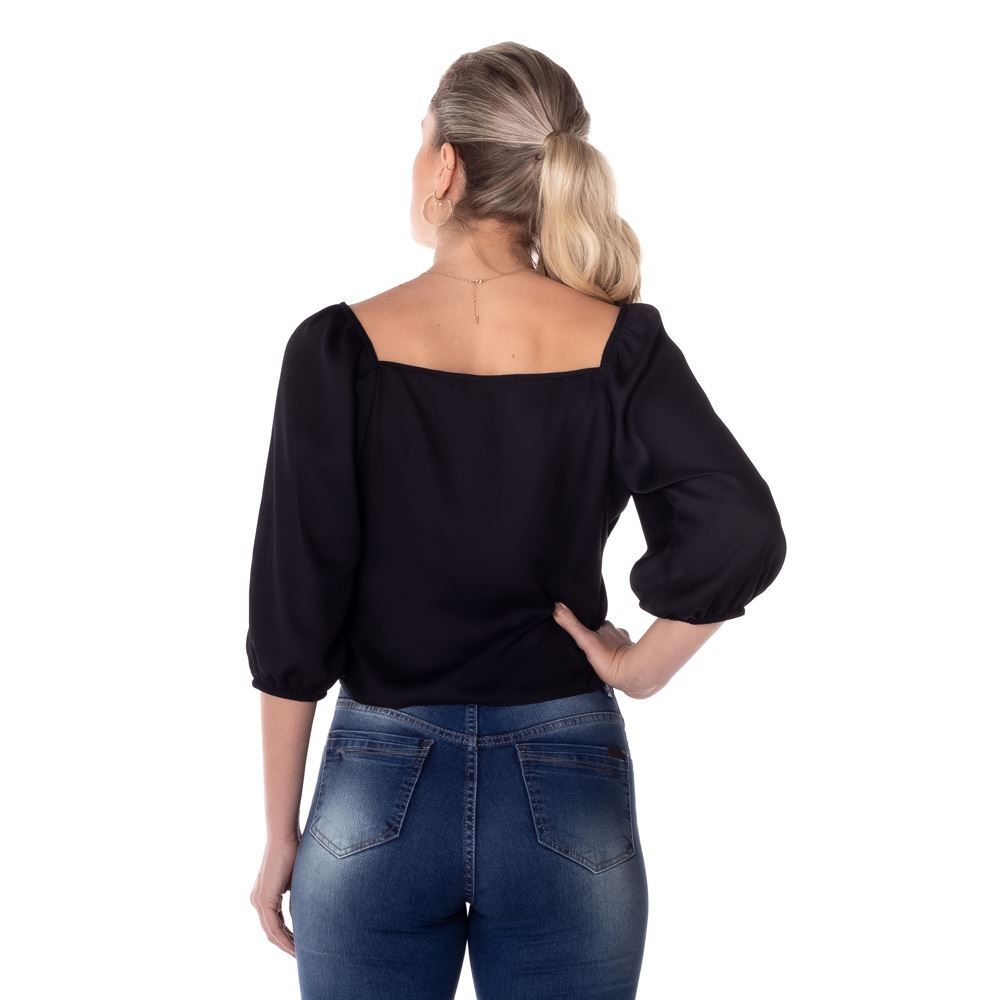 Blusa com Cordinha Ajustável Patrícia Foster