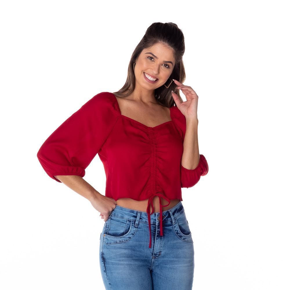 Blusa com Cordinha Ajustável Patrícia Foster
